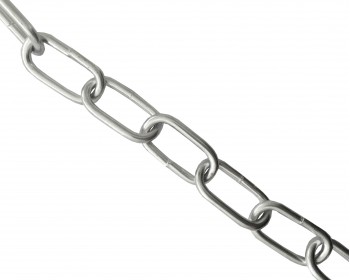 2.5mm x 14mm, 2.5m Zinc Plated Welded Chain